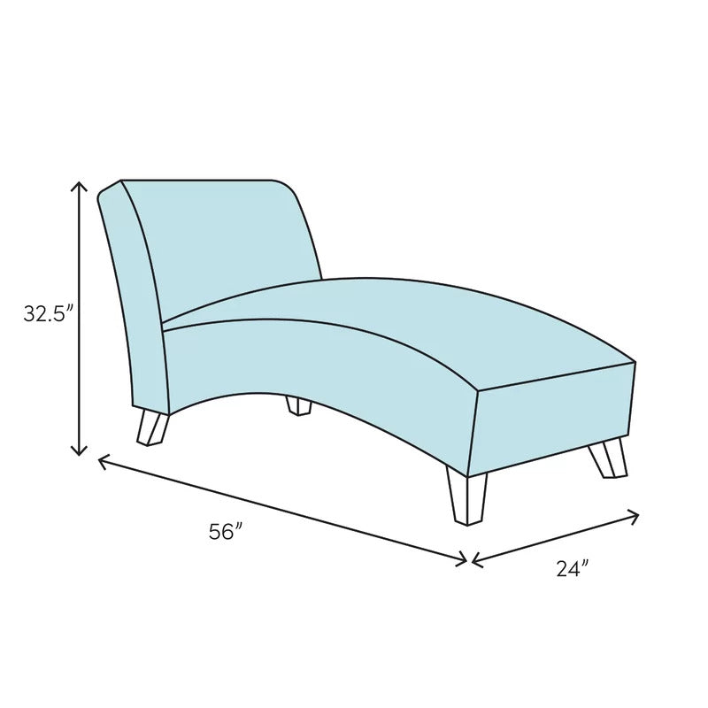 Chaise Lounge: Tinto Armless Chaise Lounge