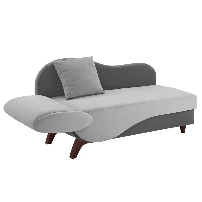 Chaise Lounge: Westphal Left-Arm Reclining Foam Storagev Fancy Chaise Lounge