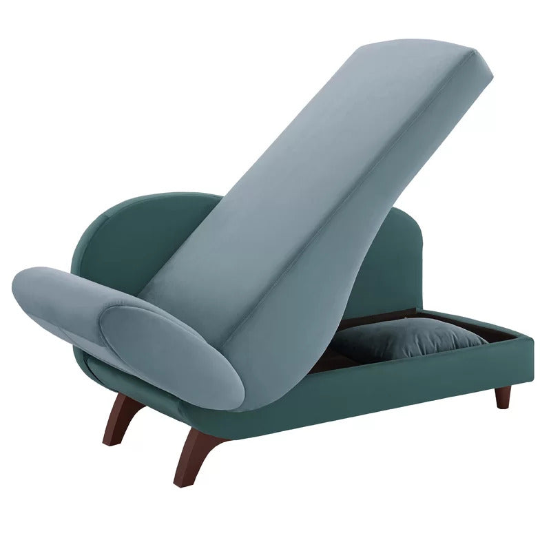 Chaise Lounge: Westphal Left-Arm Reclining Foam Storagev Fancy Chaise Lounge