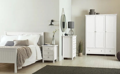 Chest Of Drawers: White 5 Drawer Chest of Drawers