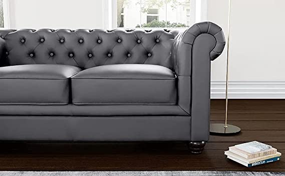 Chesterfield Sofa Set Solid Wood