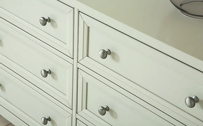 Chest of Drawers Grey Wide 6 Drawer
