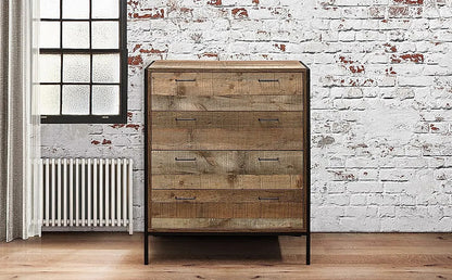 Chest of Drawers Rustic 4 Drawer 