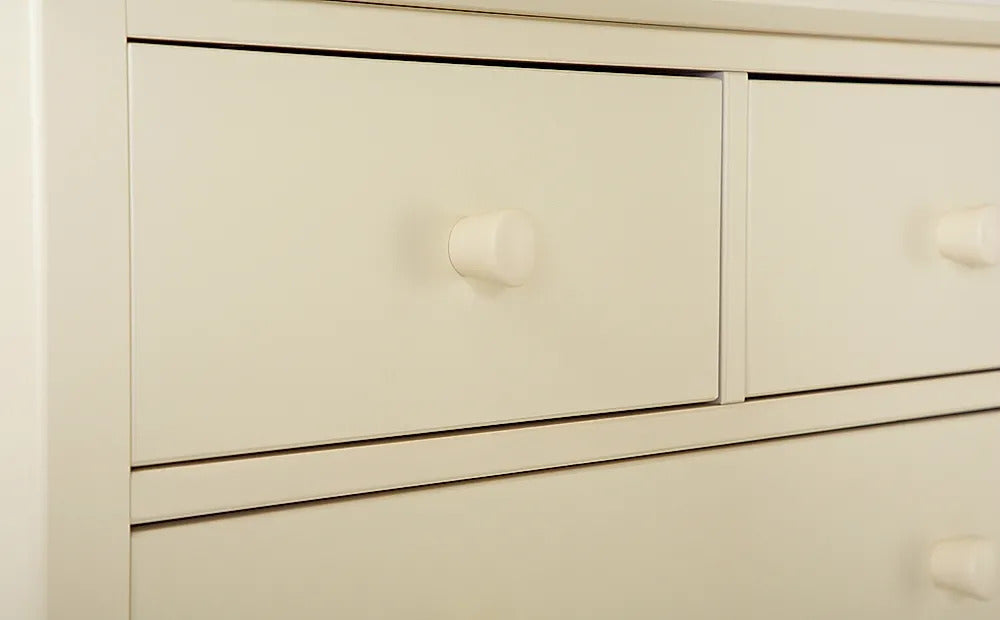 Chest of Drawers: Stone White 6 Drawer 