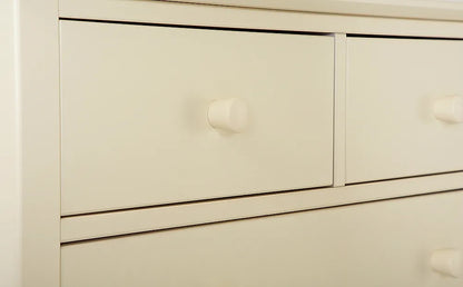 Chest of Drawers: Stone White 6 Drawer 