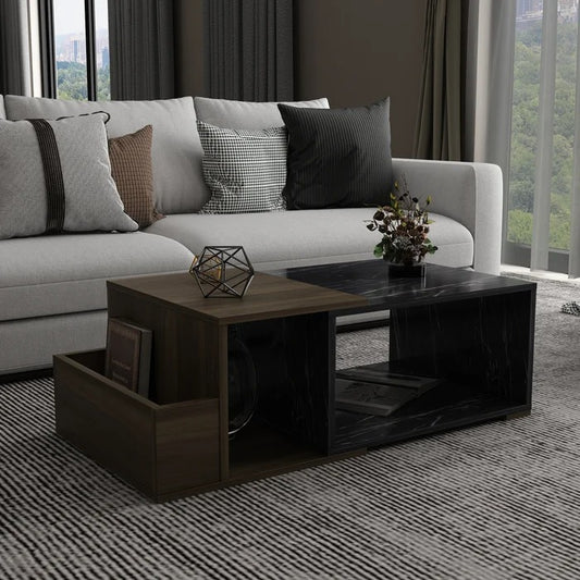 Coffee Table: Manufactured Wood Coffee Table With Storage