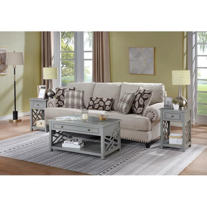 Coffee Table Set : 3 Piece Coffee Table Set