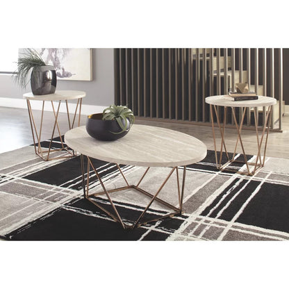 Coffee Table Set : ANDY 3 Piece Coffee Table Set