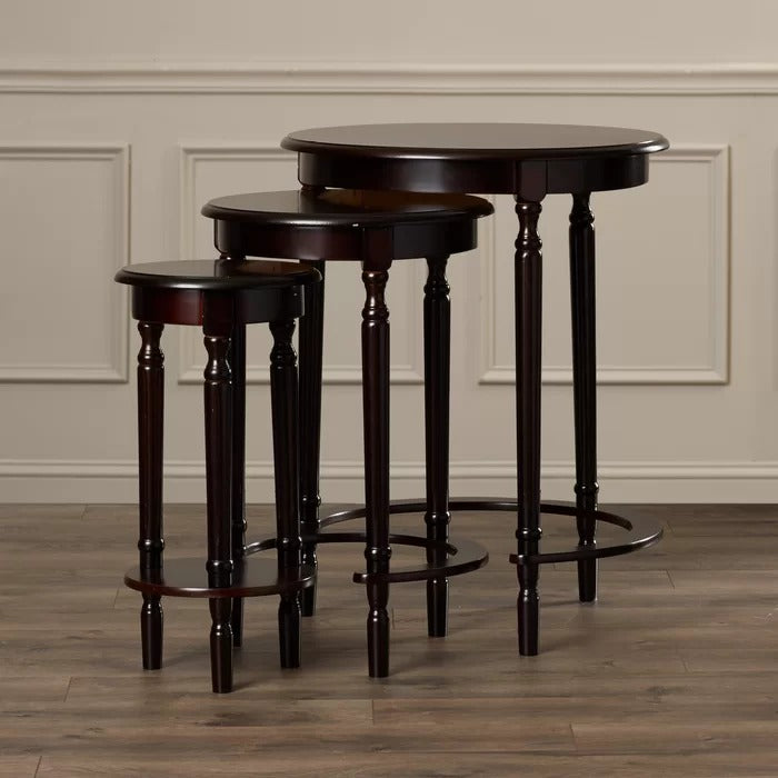 Coffee Table Set : Modern Wooden 3 Legs Coffee Table