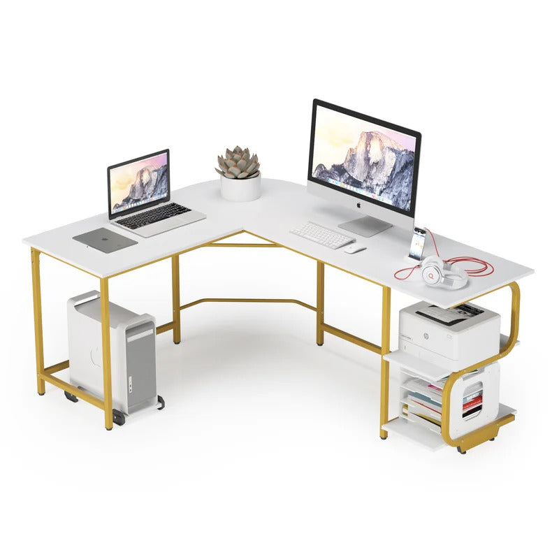 Computer Desk : Reversible L-Shape Desk