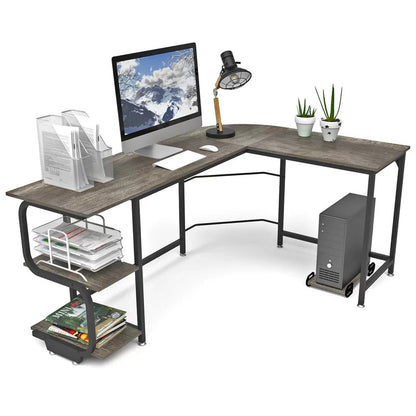 Computer Desk : Reversible L-Shape Desk