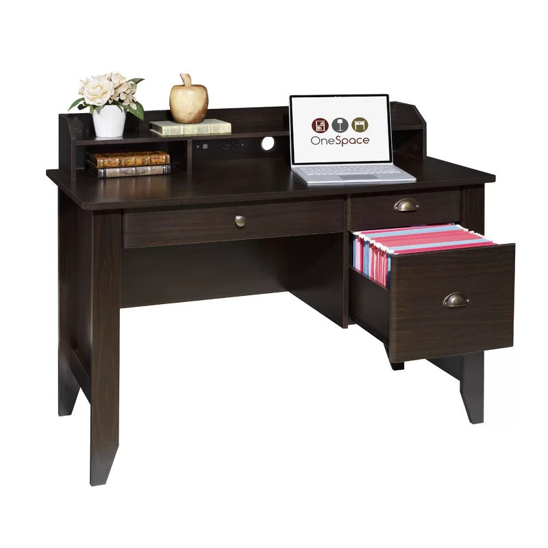 Computer Desk : SID Executive Desk with Hutch