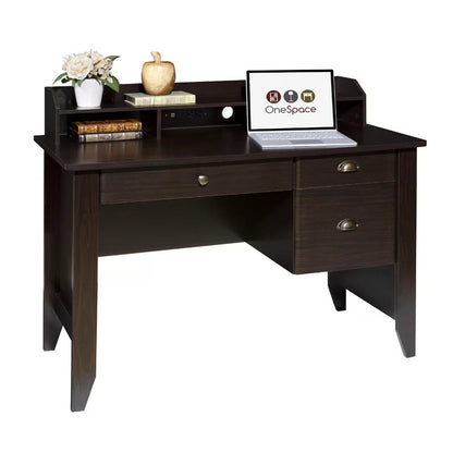 Computer Desk : SID Executive Desk with Hutch