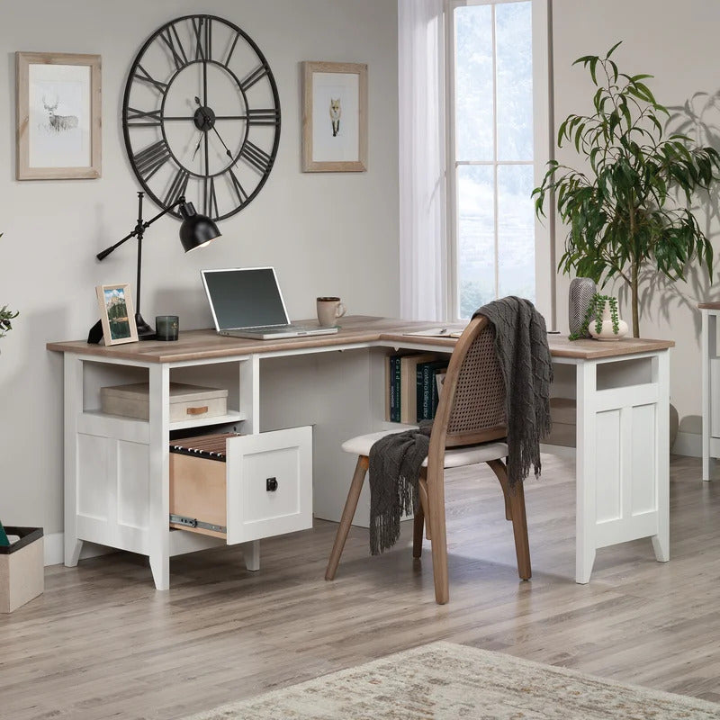 Computer Desk: Urabel L-Shape Executive Desk