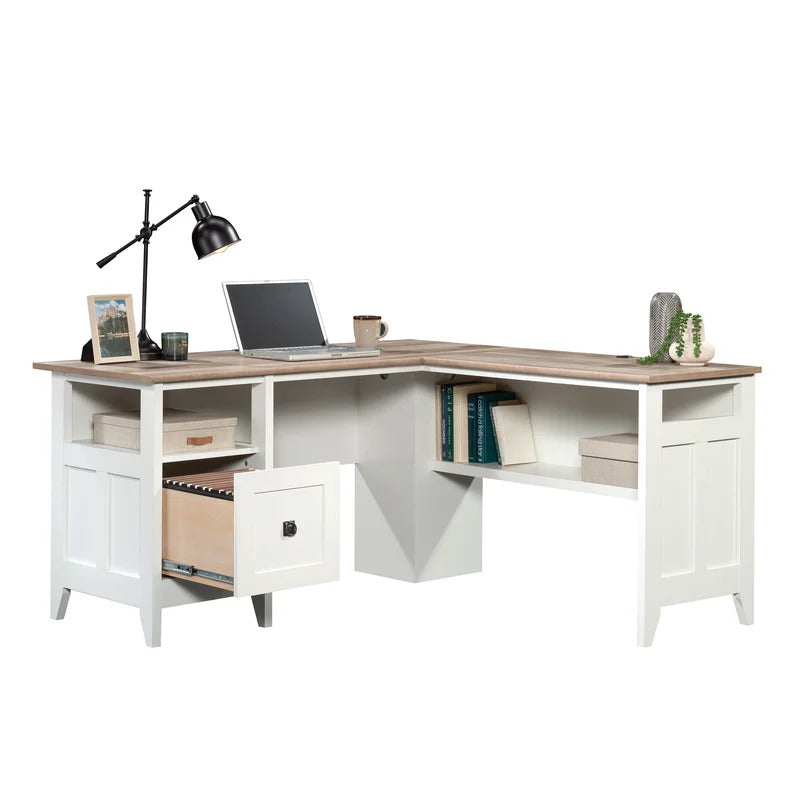 Computer Desk: Urabel L-Shape Executive Desk