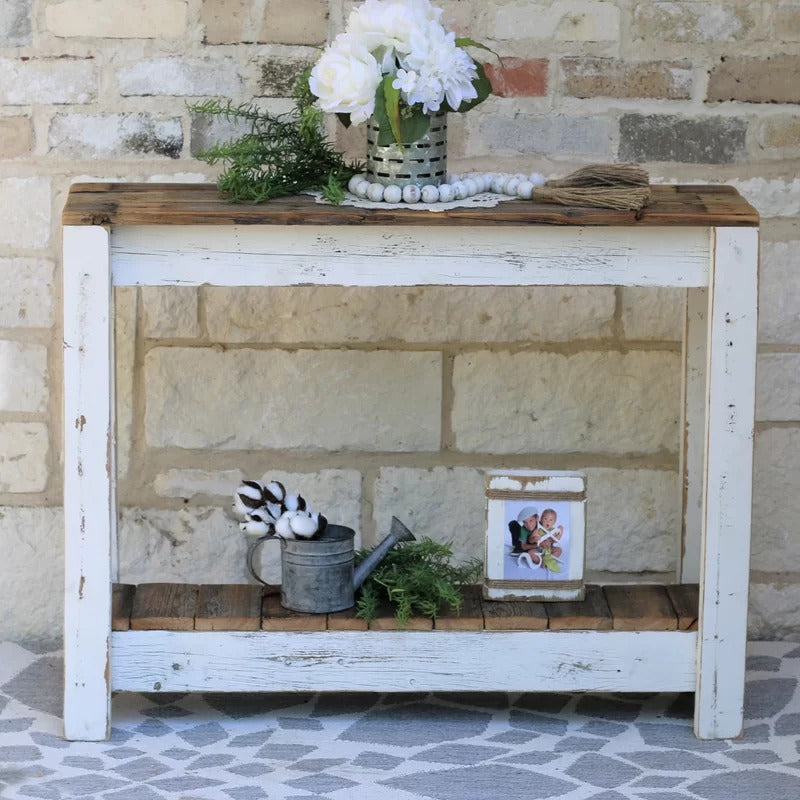 Console Table : Zoe 36'' Solid Wood Console Table