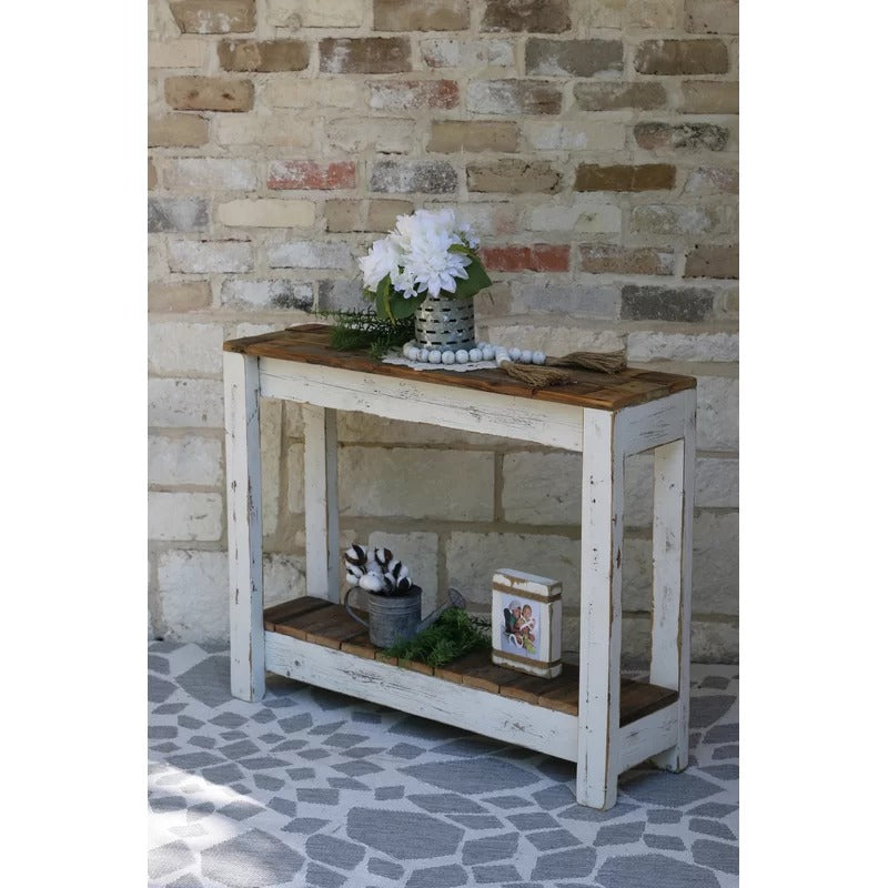 Console Table : Zoe 36'' Solid Wood Console Table