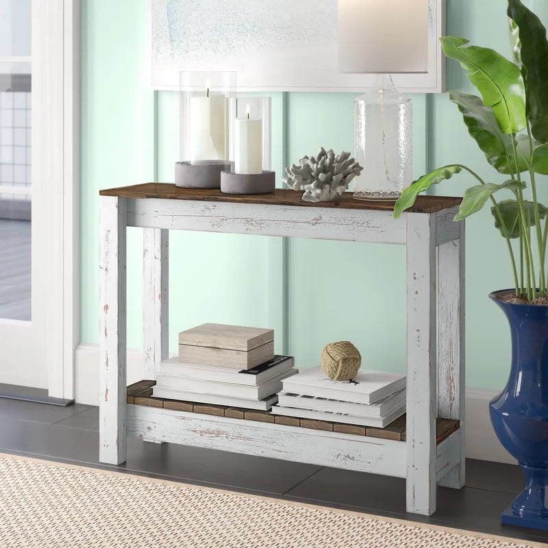 Console Table : Zoe 36'' Solid Wood Console Table