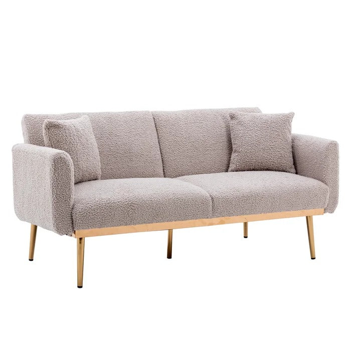 Couch: 64'' Round Arm Loveseat