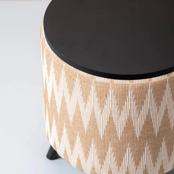 Storage Ottomans: Cotton Storage Ottoman