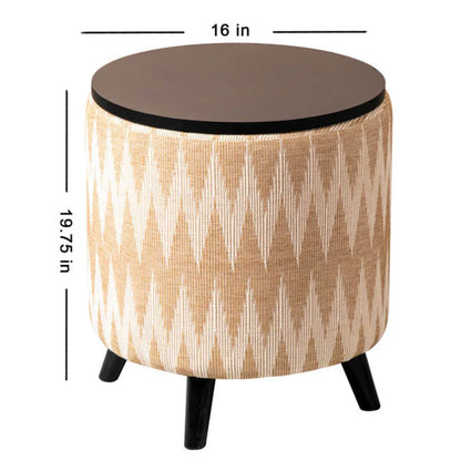 Storage Ottomans: Cotton Storage Ottoman