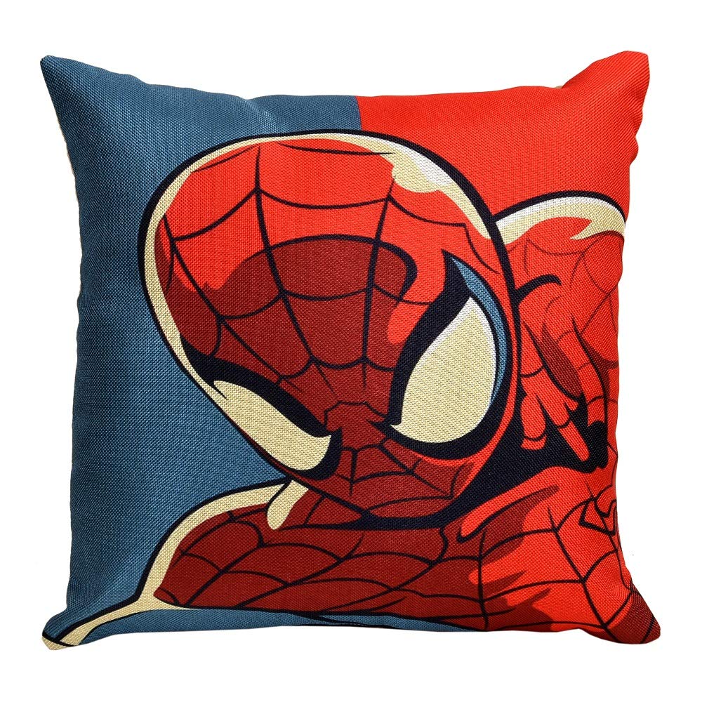 Cushion Cove: Set of 5 Multi Colored Avengers Decorative Hand Made Cotton Cushion Cover