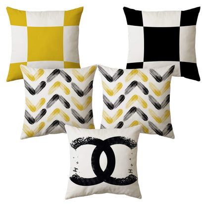 Cushion Covers: Decorative Hand Made Digitally Printed Abstract Cotton Cushion Covers