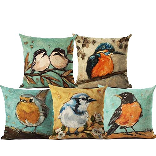 Cushion Covers: Set of 5 Decorative Hand Made Velvet Throw/Pillow Cushion Covers