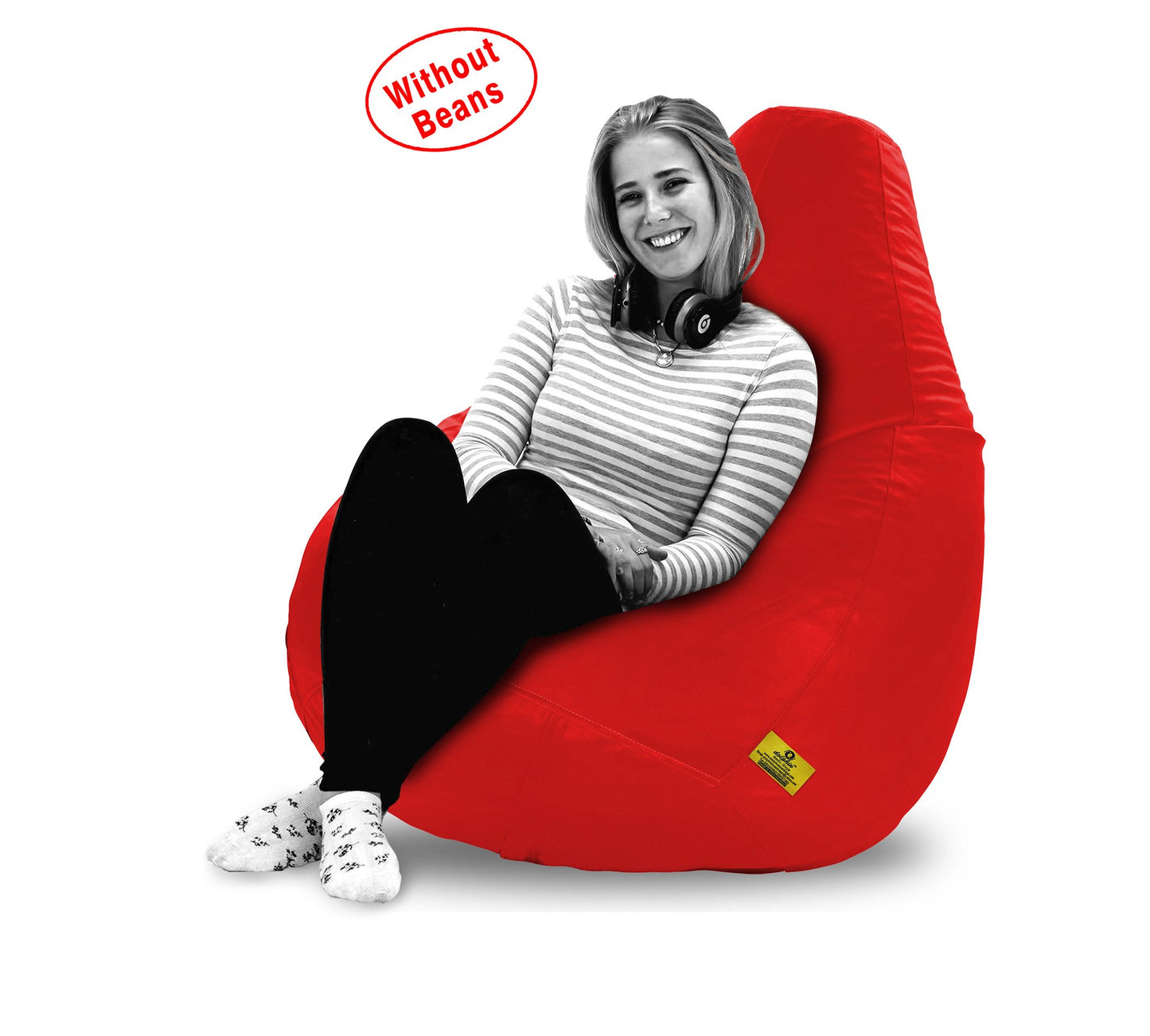 BEAN BAG : RED (Without Beans)