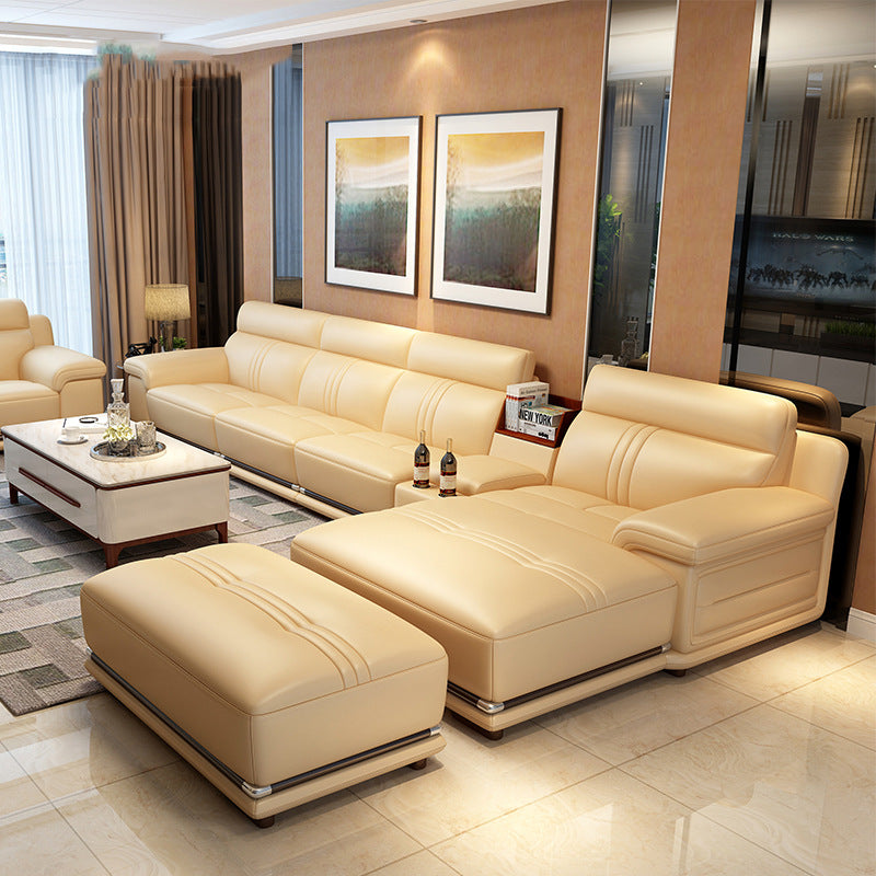 Designer Sofa Set:- European Style Royal Luxury Furniture Sofa Set (Beige)