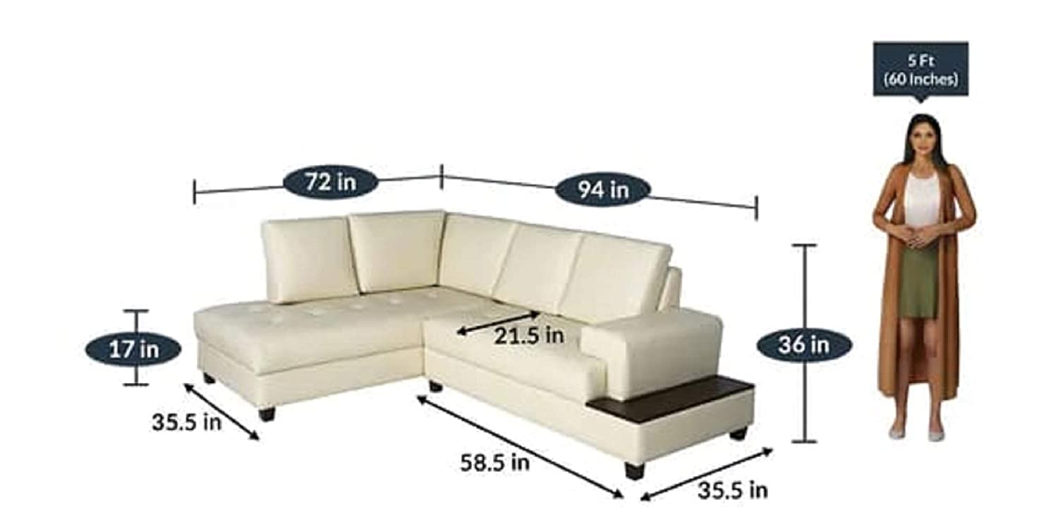 Designer Sofa Set L Shape 5 Seater