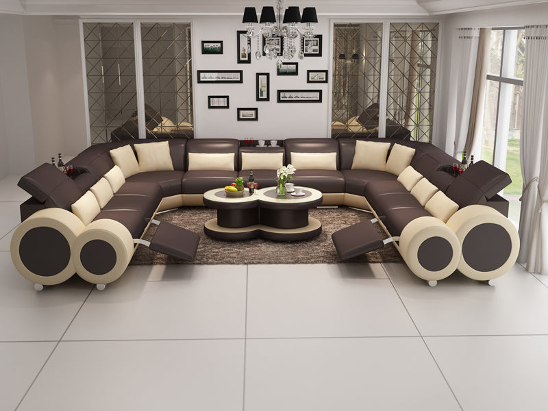 U Shape Luxury Furniture Sofa Set