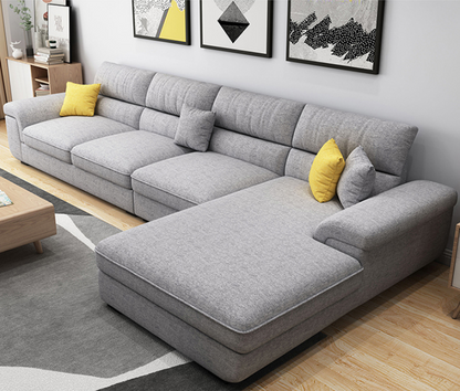 Designer Sofa Set:- Nordic Modern Style Fabric Luxury Furniture Sofa Set