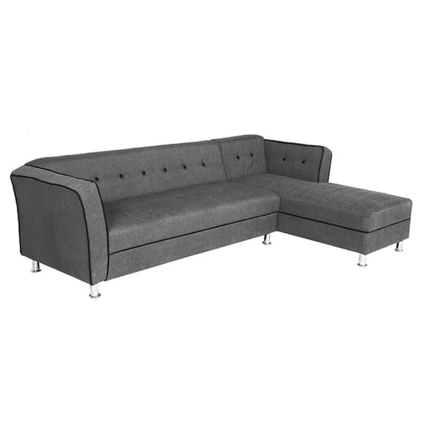Designer Sofa Set- Dora L Shape 5 Seater Fabric Luxury Furniture Sofa Set