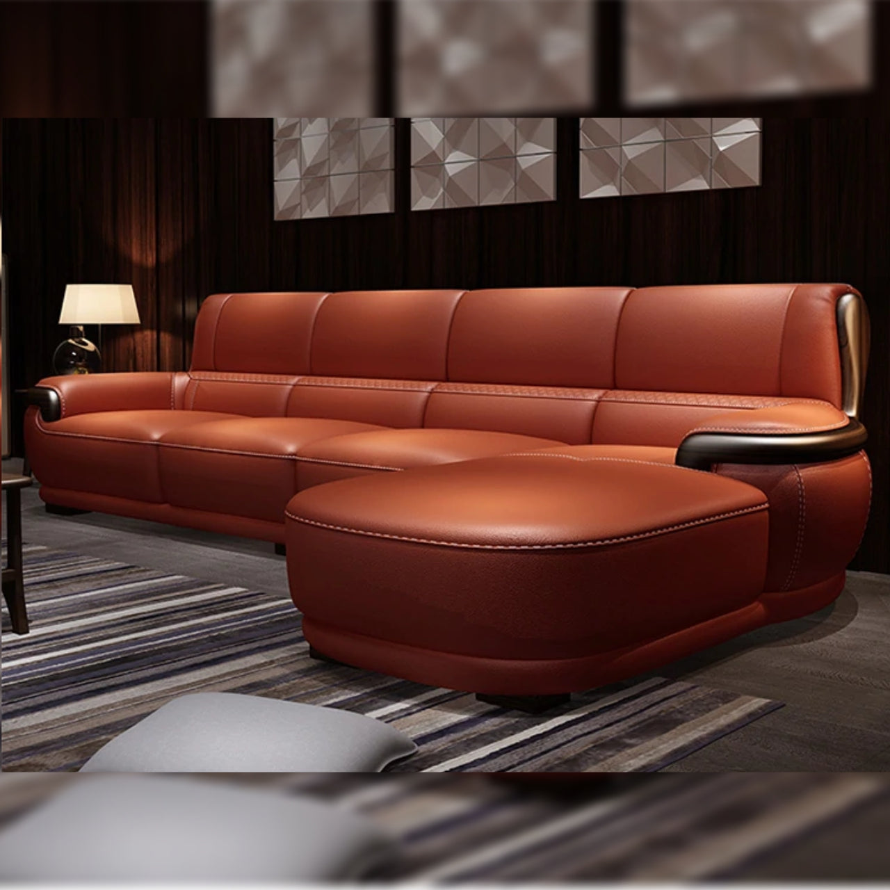 Designer Sofa Set Durable Leatherette