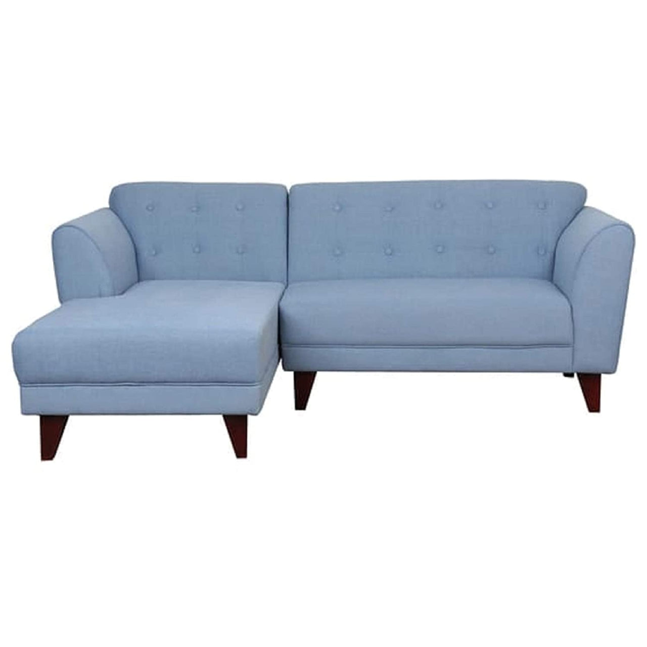 Designer Sofa Set- LAILY L Shape Fabric 4 Seater Sofa Set Luxury Furniture