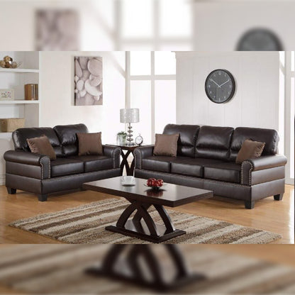 Designer Sofa Set- ZIAA 3+2 Leatherette Sofa Set Luxury Furniture