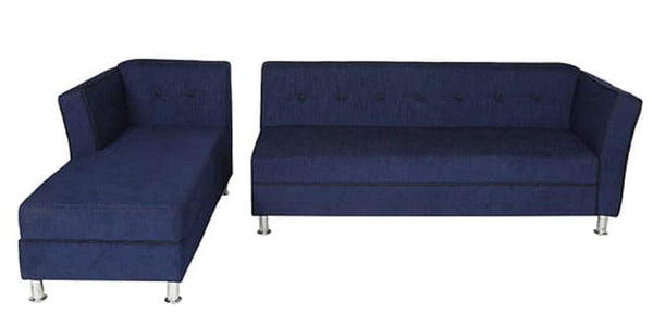 Designer Sofa Set:- Dora L Shape 5 Seater Fabric Luxury Furniture Sofa Set