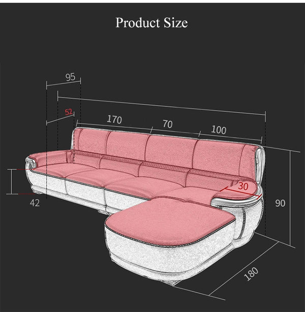 Designer Sofa Set:- Durable Leatherette Sofa, Luxury Furniture Sofa Set