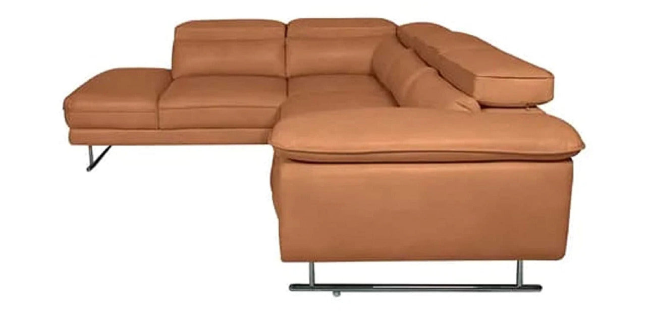 Designer Sofa Set:- Hugo L Shape 5 Seater Leatherette Sofa Set Luxury Furniture