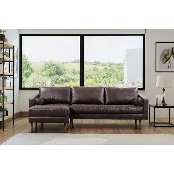 Designer Sofa Set:- Kate L Shape 5 Seater Leatherette Luxury Furniture Sofa Set