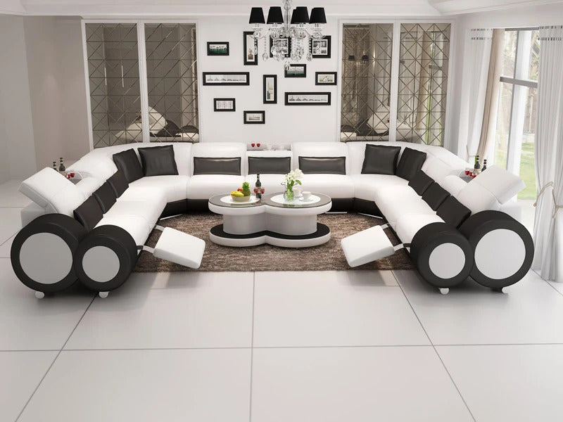 Designer Sofa Set:- U Shape Luxury Furniture Sofa Set