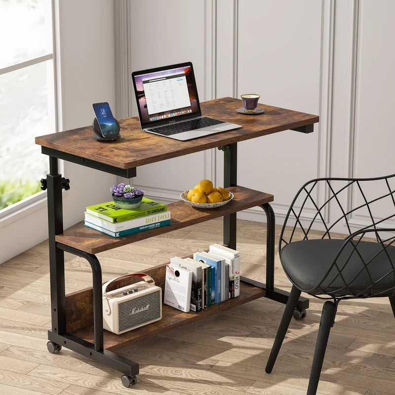 Computer Table: Desk With Large Storage