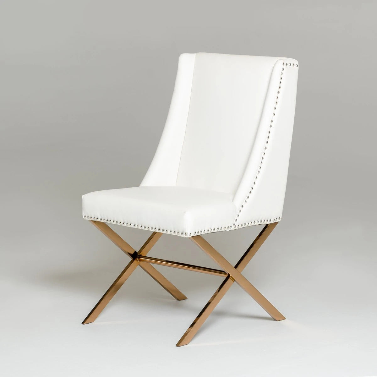 Dining Chair ALEX Black & Rosegold Dining Chair