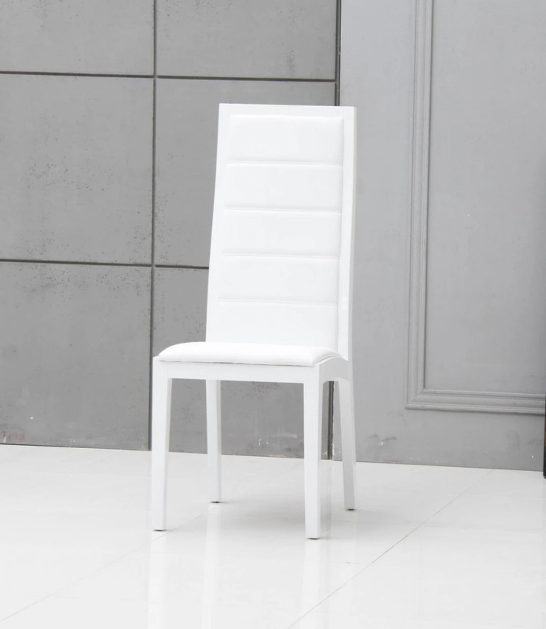 Dining Chair  DENO Contemporary White Dining Chair (Set of 2)