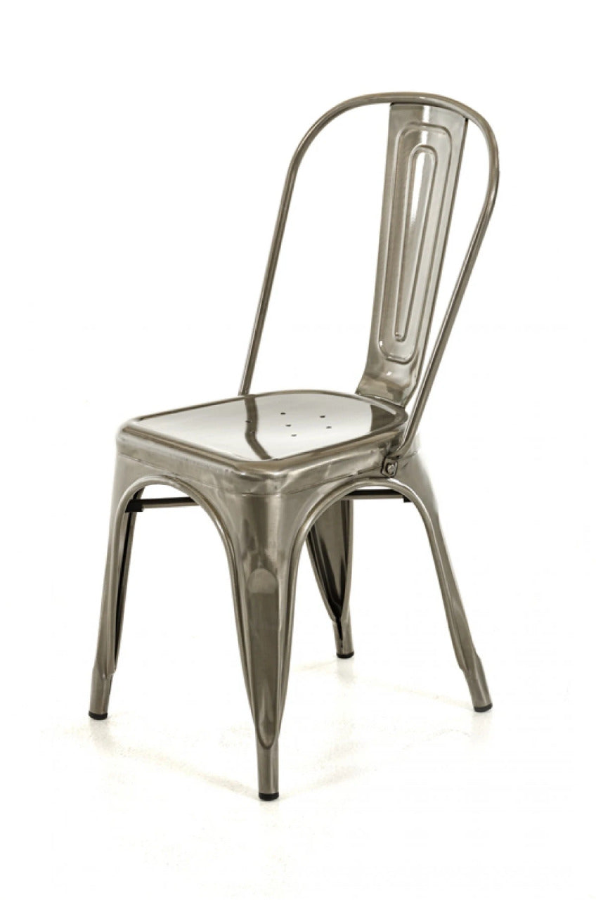 Dining Chair: HOOD Modern Steel Dining Chair