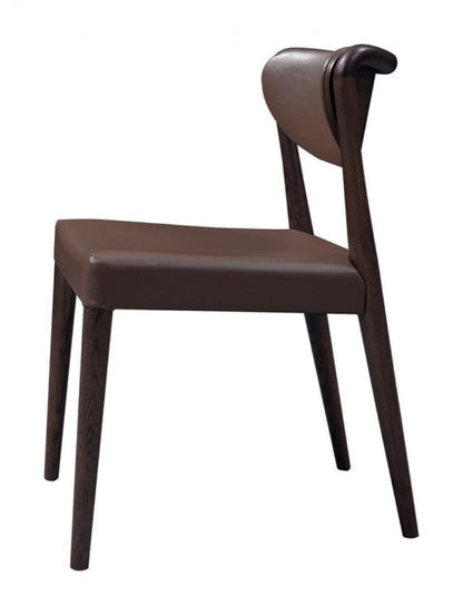 Dining Chair JOI Modern Brown Oak Dining Chair (Set of 2)