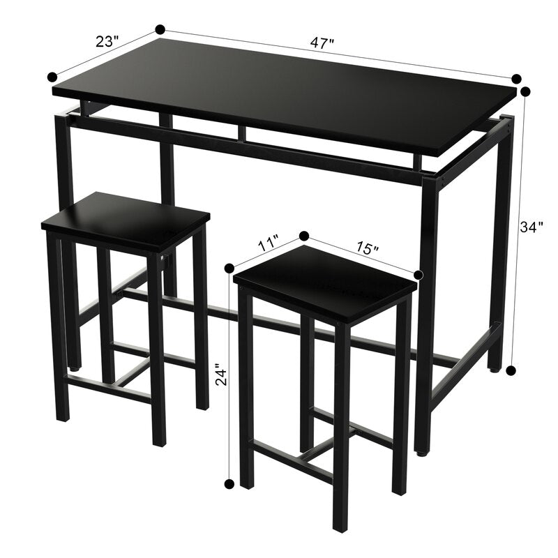 Dining Set : 4 - Person Counter Height Dining Set