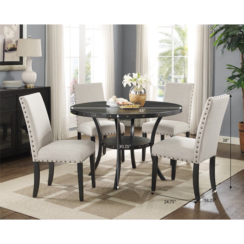 Dining Set: 4 - Person Round Dining Set