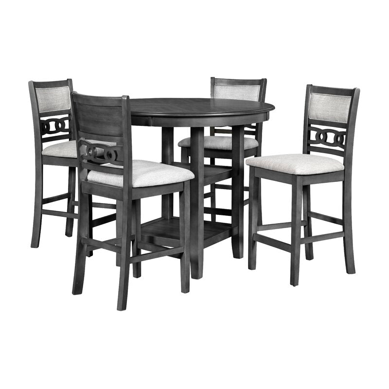 Dining Set : 4 - Person Round Dining Table Set